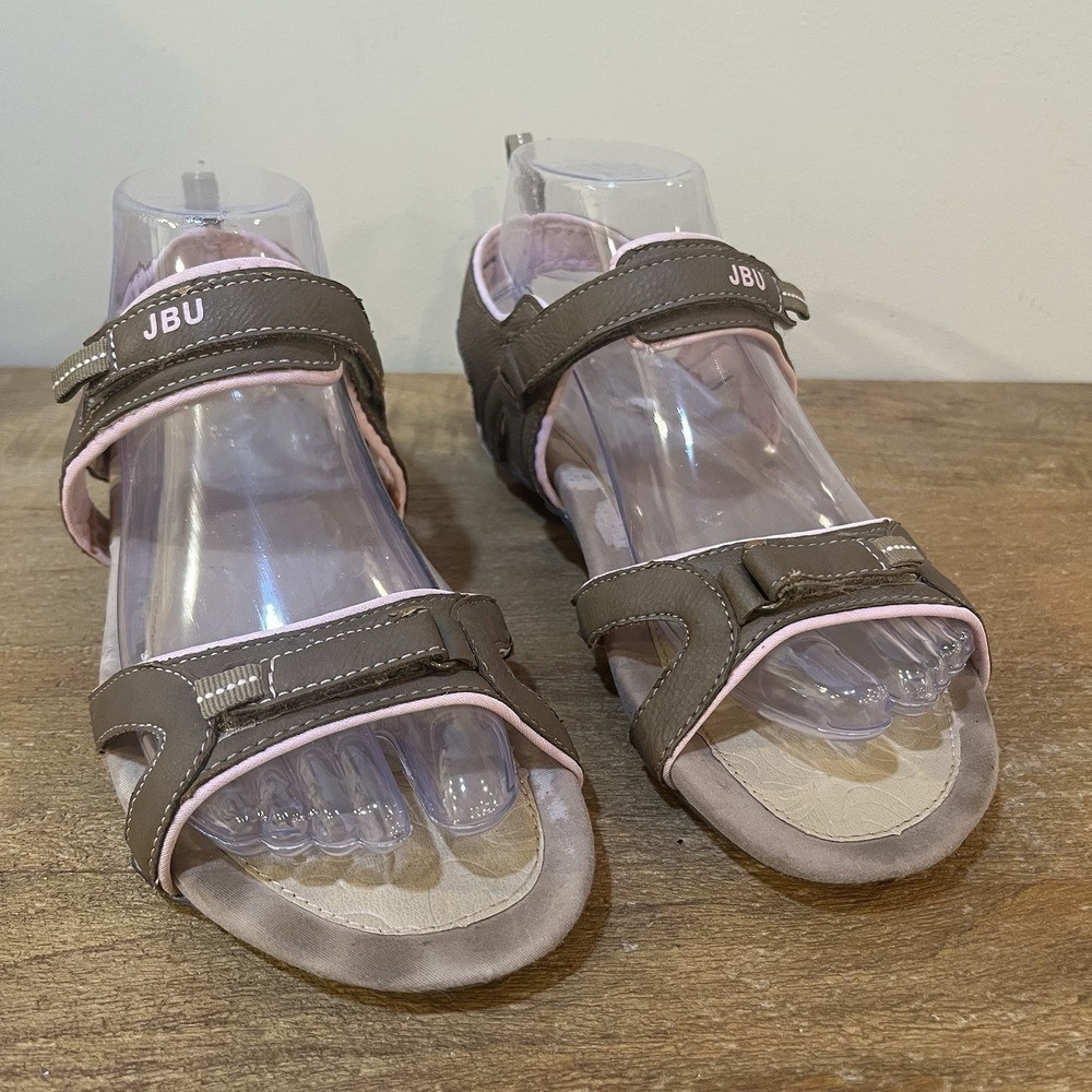 JBU by Jambu Juliet 364 Sport Sandals Women's 8.5 Brown Pink Comfort Adjustable